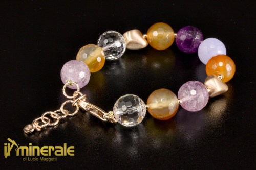 BR064pNs2690-1_gioielli_argento_bracciali_pietre_dure_ametista_calcedonio_corniola_quarzo_ialino