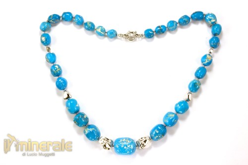 CL5-25Ns38795-2_gioielli_argento_pietre_dure_catena_collane_girocolli_turchese_naturale