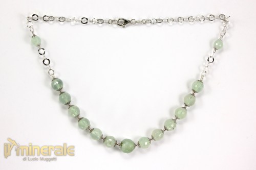 Ca021Ns2200-2_gioiello_argento_collane_catene_pietre_dure_prehnite
