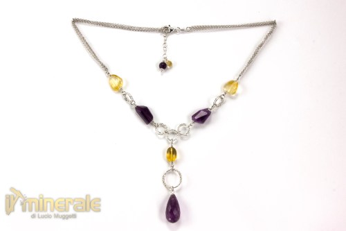 G084pNs5105-2_gioielli_argento_collana_catene_girocolli_pietre_dure_ametista_citrino