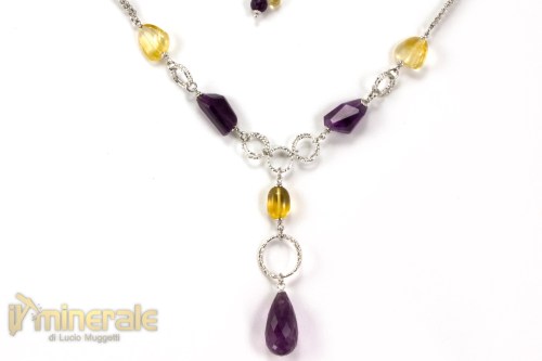 G084pNs5105-3_gioielli_argento_collana_catene_girocolli_pietre_dure_ametista_citrino