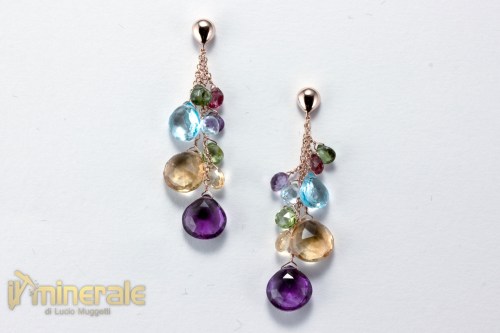 OR11-24Oxy550-2_gioielli_oro_orecchini_pressione_pendenti_pietre_dure_semipreziose_ametista_citrino_topazio_azzurro_peridoto_granato