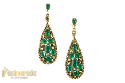 OR2-24imp17000-2_gioielli_argento_orecchini_pendenti_pietre_dure_marcassiti_agata_verde